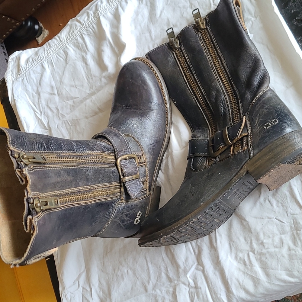 Bed Stu Cobbler Series Combat Boots size 9